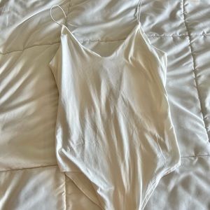 White tank top bodysuit